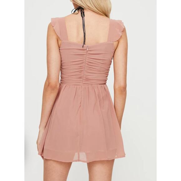 NWT Princess Prolly SO SWEET MINI DRESS DUSTY PINK size 4 - Picture 2 of 5